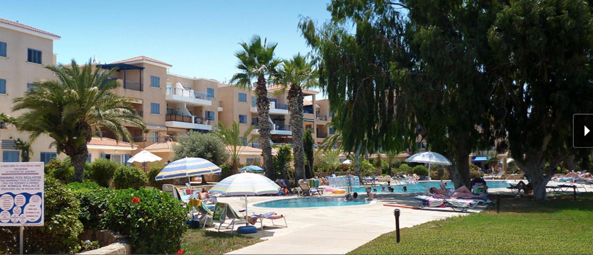 King'S Palace - Spacious 2 Bed, 2 Bath With Sea And Pool Views Lägenhet Paphos Exteriör bild